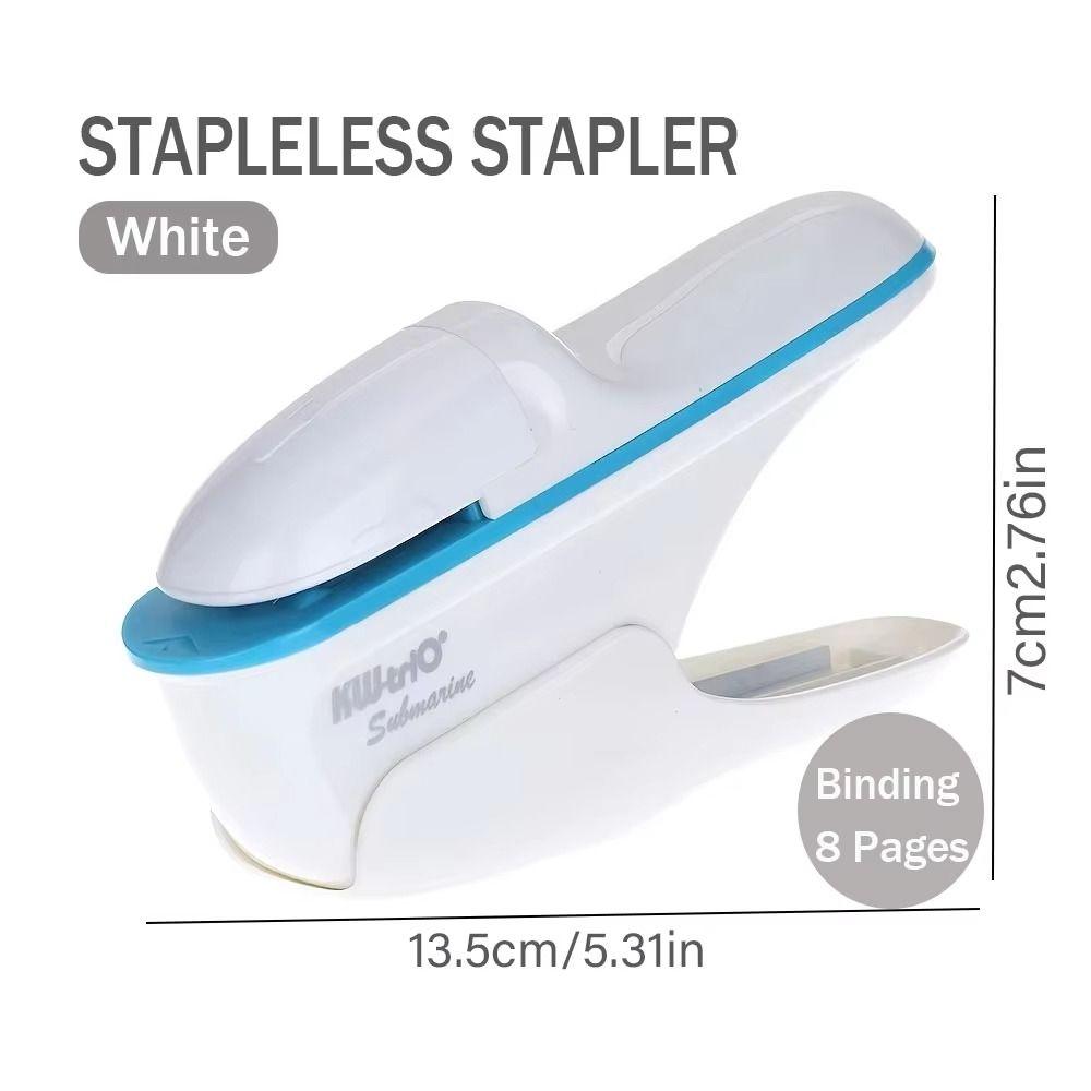 Ferramenta Manual para Encadernação de Documentos Segura Máquina de Grampear Sem Grampos Encadernação de Papel para Tickets