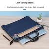 Large Capacity Oxford Cloth Document Holder with Zipper - Business, Meeting & Gift Briefcase