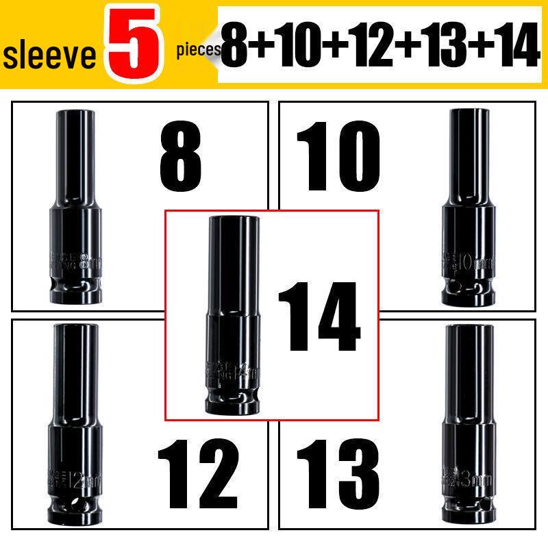 Electric Hex Wrench & Screwdriver Set, 8-32mm - Includes Socket Head, Extension, Air Gun, & Copper Components