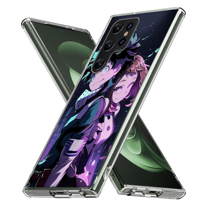 1pc Ochako Uraraka Capa Phone Case For Samsung S26 Ultra S25 Edge Galaxy S23 S21 S20 S24 FE S22 S10 Plus Cover Clear TPU Shell C