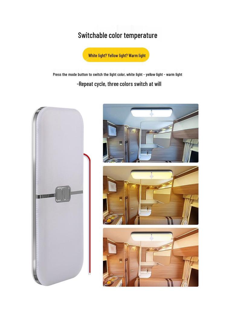 LED Interior & Exterior Light for Cars, RVs, Trucks, Trailers & Emergency Use