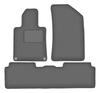 Tapis de voiture en velours graphite pour: Peugeot 508 I berline, break, SW, RXH (2010-2018)