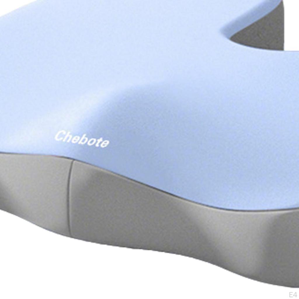 Foam Seat Cushion U Shape Ergonomic Support Breathable Polyester Filling Non-Slip Bottom for Office