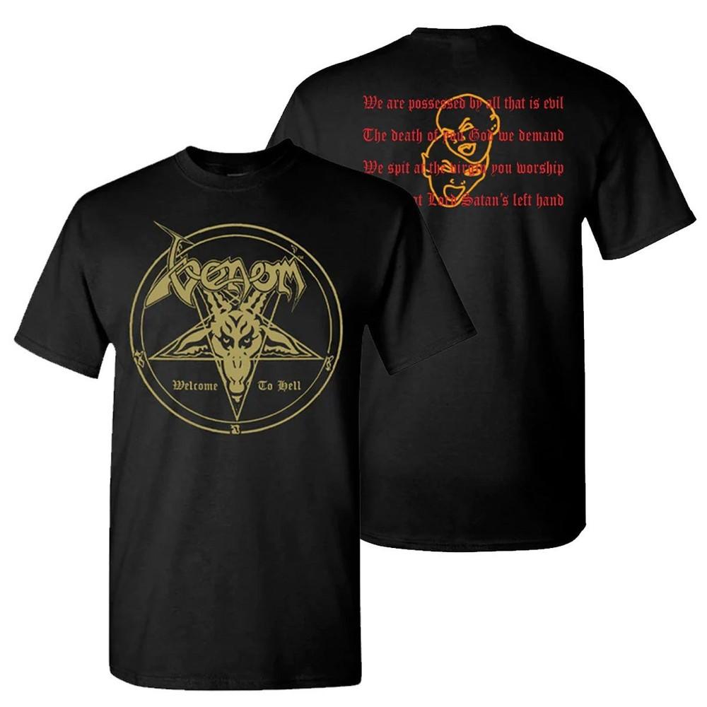 Venom Band Welcome to Hell Album 1981 Shirt Size S-5XL Comfort Colors Fanmade Unisex T-Shirt XXXL