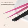 Double-Headed Tweezers and Silicone Stick for Nail Stickers - Japanese Manicure Tool