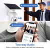 Outdoor Video 4G GSM Surveillance Camera with 8w Solar Panel 3MP Metal Enclosure Security Protection Cloud Ip Cctv