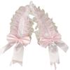 Subculture Lace Trim Hairband Anime Costume Hairband for Women Girl Party Headwrap Y2K Sweet Lace Bowknot Wide Headband