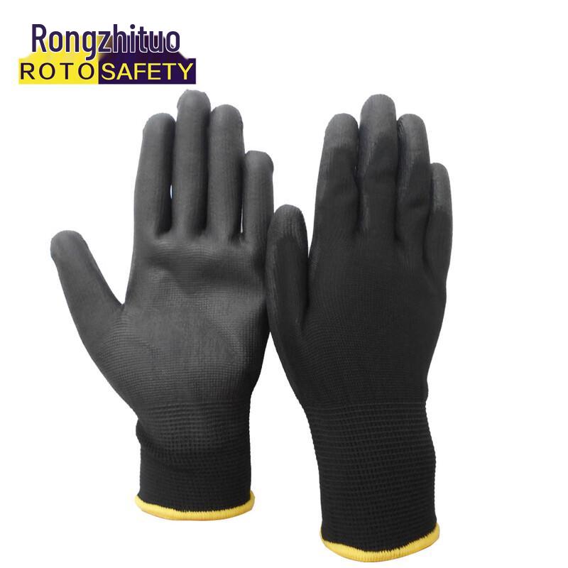 

Rongzhituo PU Coated Palm Work Gloves (10 Pairs) 8