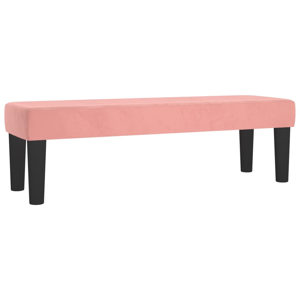 Box Spring Bed with Mattress Pink 140x190 cm Velvet
