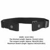 2PCS Elastic No Buckle Stretch Belt Adjustable Stretch Invisible Elastic Belt Woven Cloth with Detachable Clip