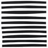 10 Pcs Standard Resilience Black Rubber Bands Large Duty Rubber Elastic Strap Silicone Wrapping Notebook Office