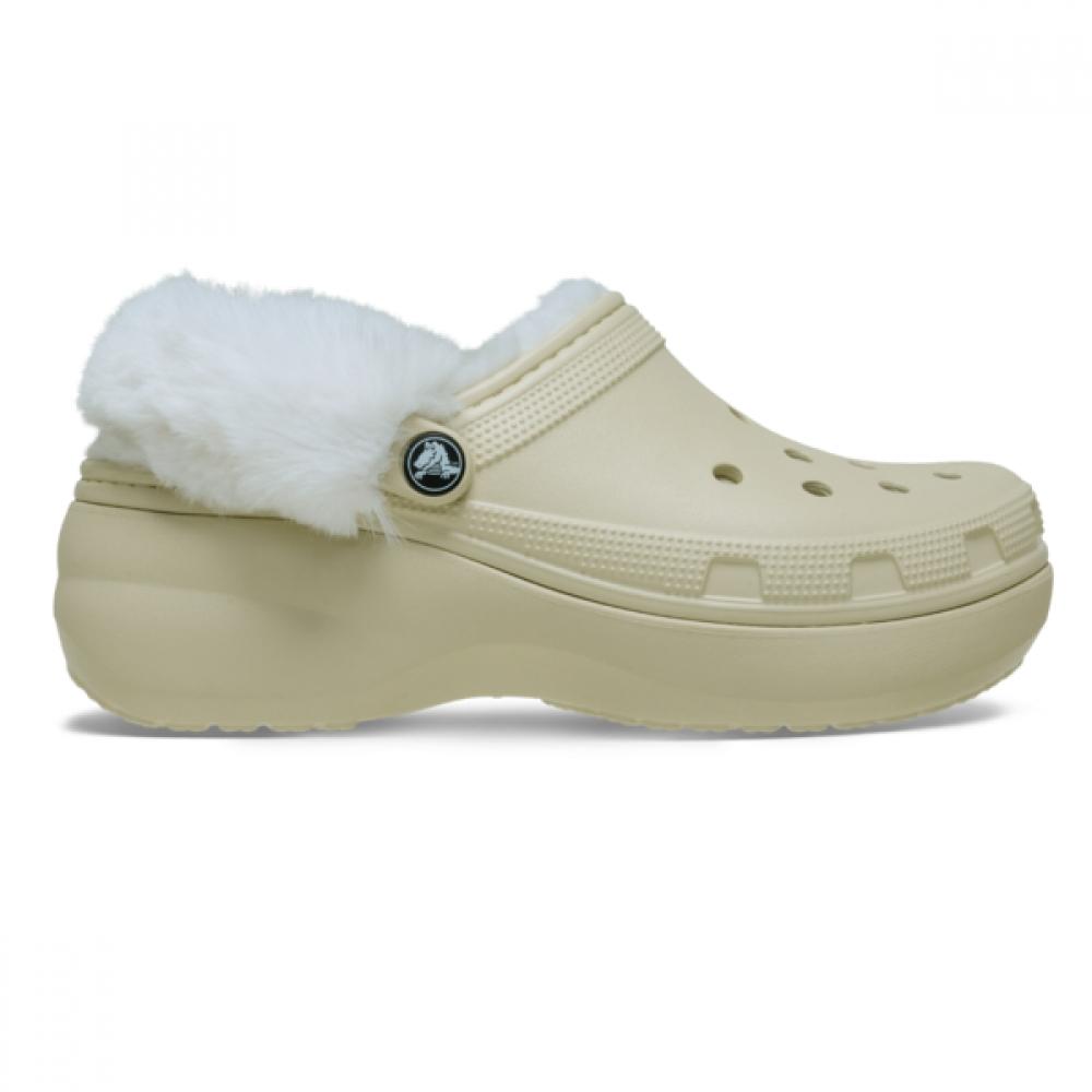 CrocS Women S claSSic Platform Fuzz Lined Clog 212854 2y2