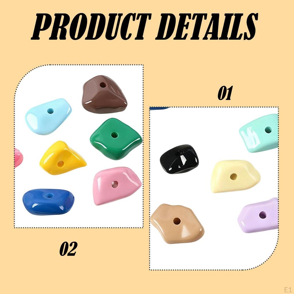 10 Pieces Pet Terrarium Grip Stones Reptile Habitat Decor Colorful Acrylic Climbing