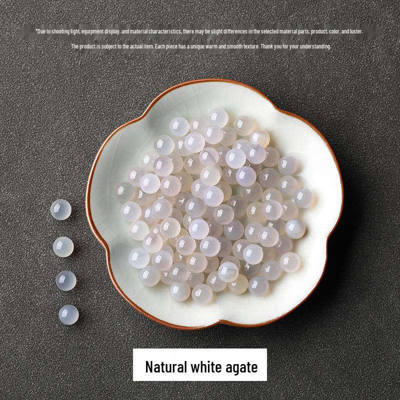 Pedras Soltas de Jade Ágata de Cristal Natural para Acessórios de Joias DIY
