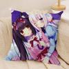 NNekopara Anime Cushion Cover Soft Plush Throw Pillow Cover  DoubleSided Decorative Cushion Case  Sofa Bedroom Home Decor