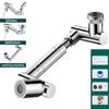 Swivel Faucet Attachment Rotatable Faucet Aerator Sink Extender Robotic Arm Water Nozzle Faucet  with 2 Water Outlet Modes