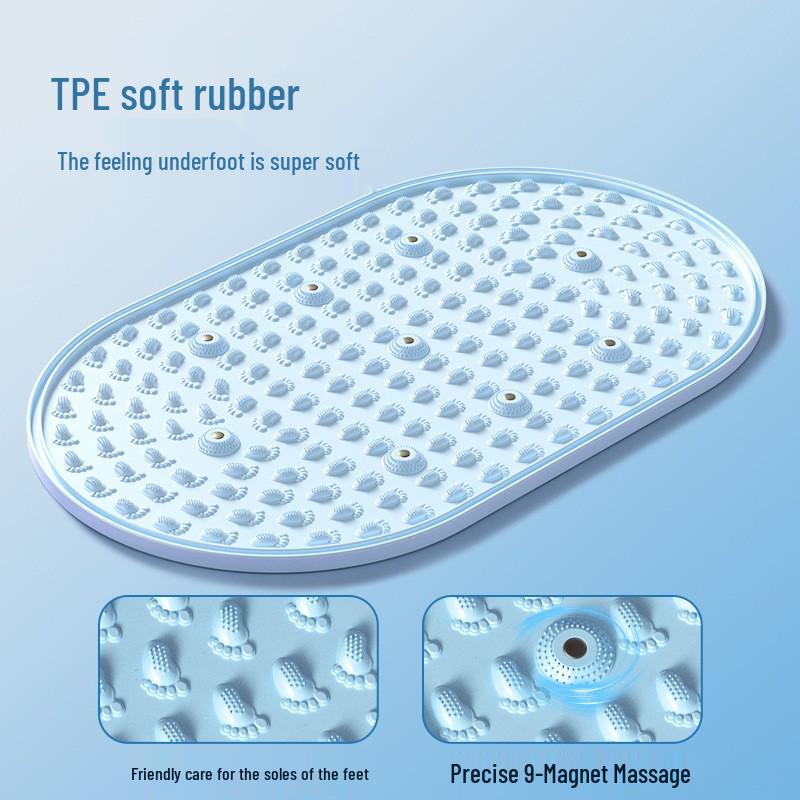 Round Acupressure Jogging Pad: Soft Silicone Foot Massage & Sensory Integration Board for Adults & Children