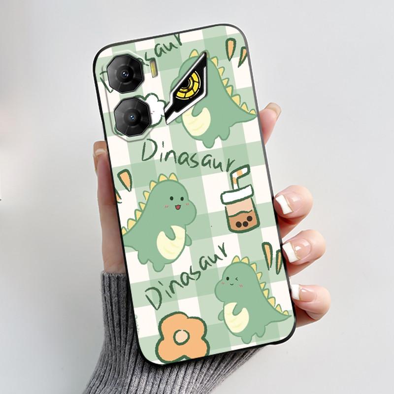 Custodia per Telefono Per ZTE Nubia Neo 3 5G Z2464N Custodia Estetica Moda Gatto Carino Cartone Animato Nero Morbido TPU Silicone Copertura Protettiva Completa