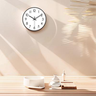 Wall Clock 8 Inch Silent Non-Ticking Wall Clocks Battery Operated Decorative for Home Kitchen Office Bedroom Bathroom Niditon