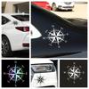 Car Stickers Universal Navigation Compass Car Stickers Vinyl Decal Motorcycle Decoration Auto Exterior Accessories