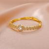 Nouveau Bracelet d'Amour Luxueux Incrusté de Strass pour Femmes Tendance Personnalisé Accessoire Quotidien Fête Zirconium Cadeaux d'Anniversaire