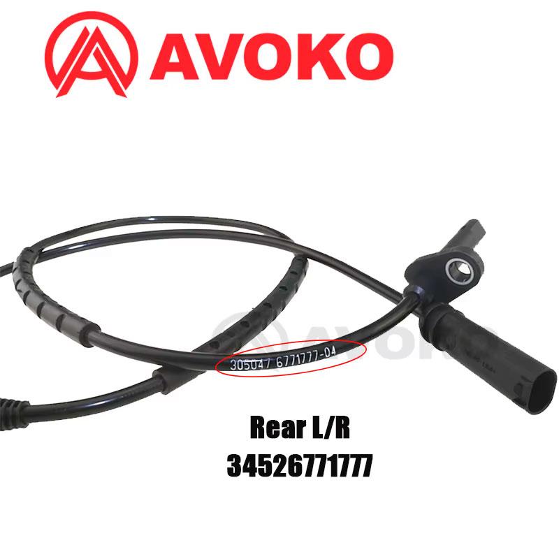 

4PCS Front Rear L&R34526771776 ABS Wheel Speed Sensor Car 34526771777 SU12022 ALS1832 For BMW E70 E71 F15 F16 F85 F86 X5 X6 Rear L R