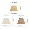 Table Lamp Shade Retro Linen Fabric Lampshade Bedroom Bedside Lamp Studies Hotel Wall Lamp Lampshade Floor Light Cover E27