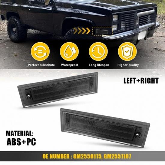 Затемненный корпус бокового габаритного огня Для Chevrolet K5 Blazer Suburban 1981-1991 EOA