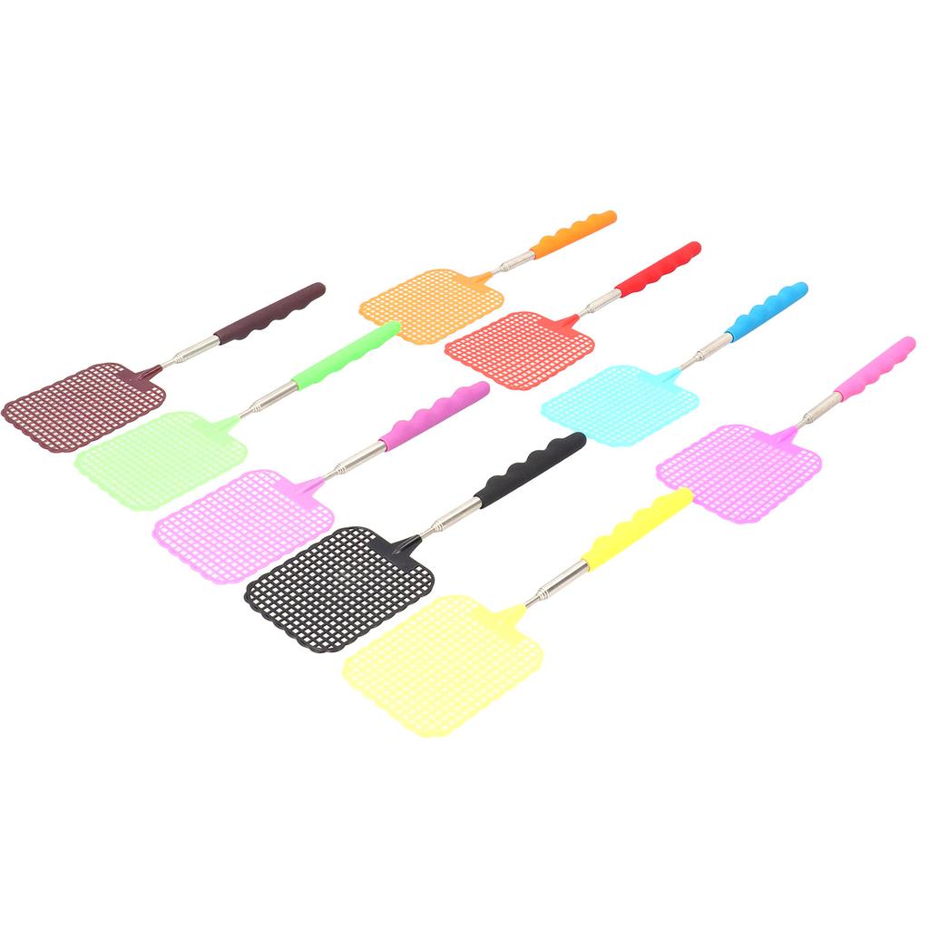 9 stk Mini Fluesmekker med Uttrekkbar Rustfri Stang for Hjem, Hybel, Camping