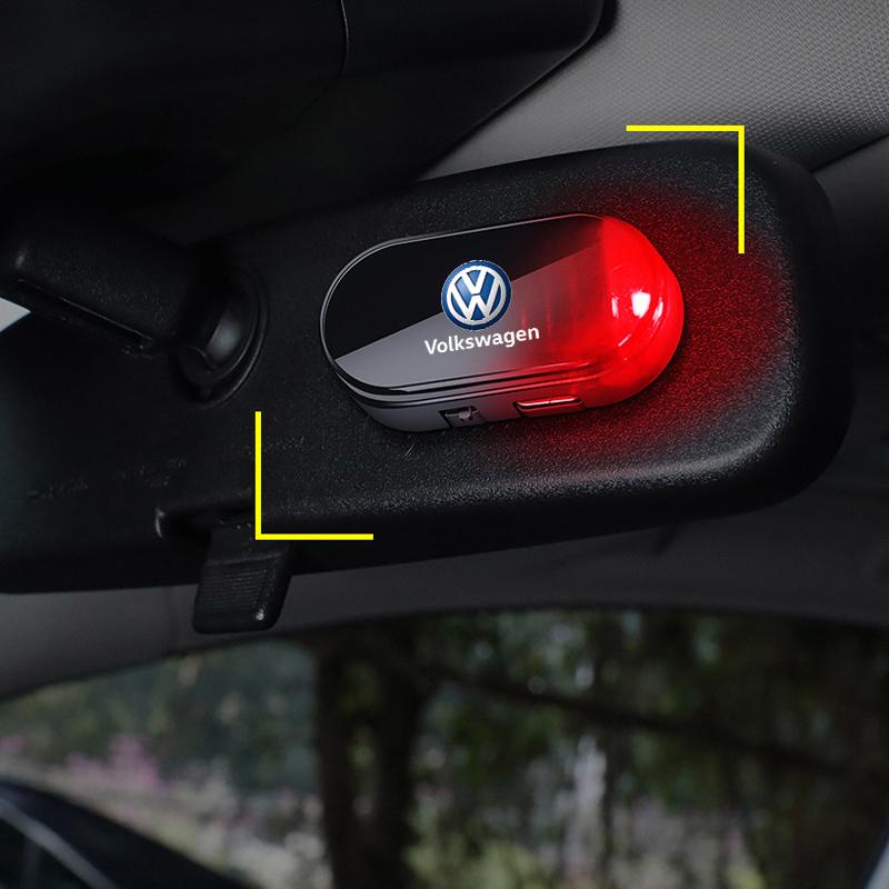 Für VOLKSWAGEN VW Solar kabellose Alarmlampe Autozubehör für Volkswagen Tiguan Vw Gti Touran Golf Polo Passat B5 B6 B7 T4 T5