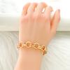 Gold And Silver Metal Chain Bracelet For Men And Women Fashion Accessories