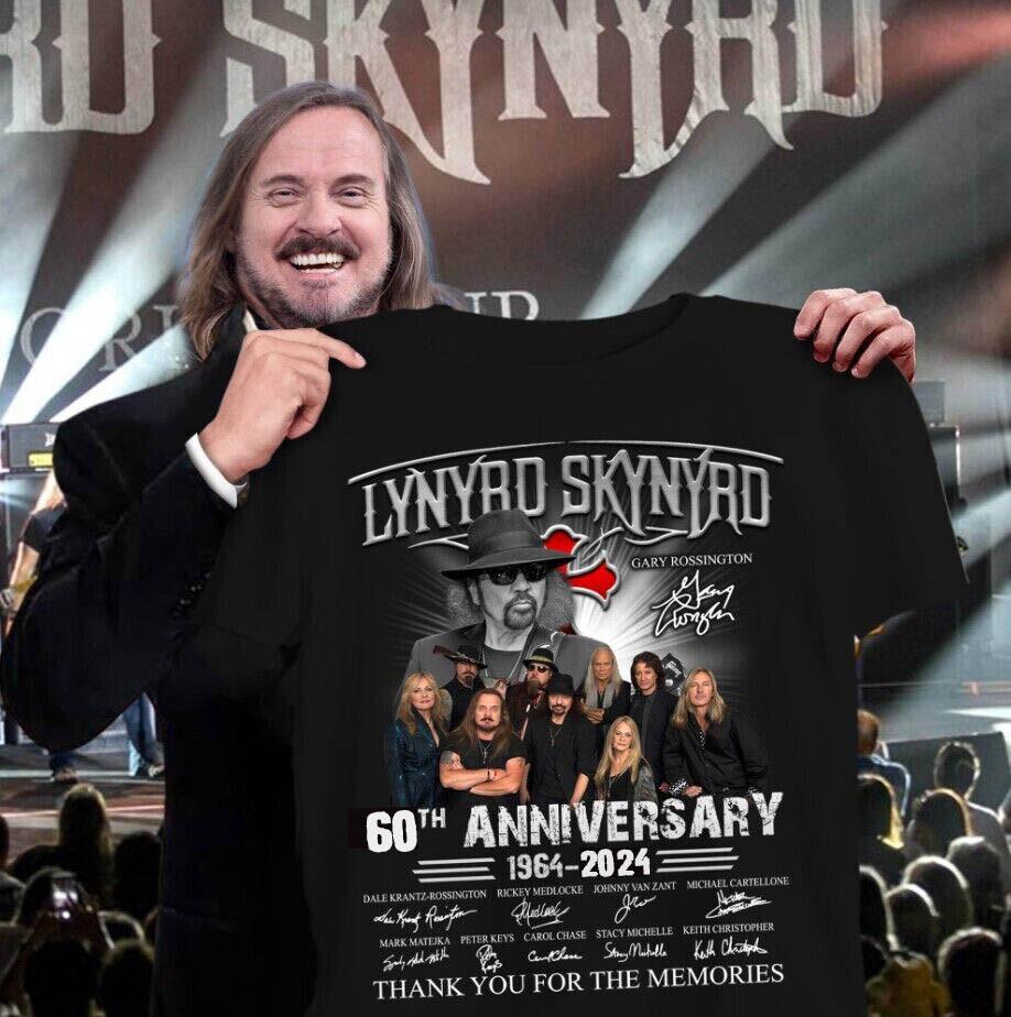 lynyrd skynyrd 60th anniversary vintage shirt 1964 2026 classic t-shirt S