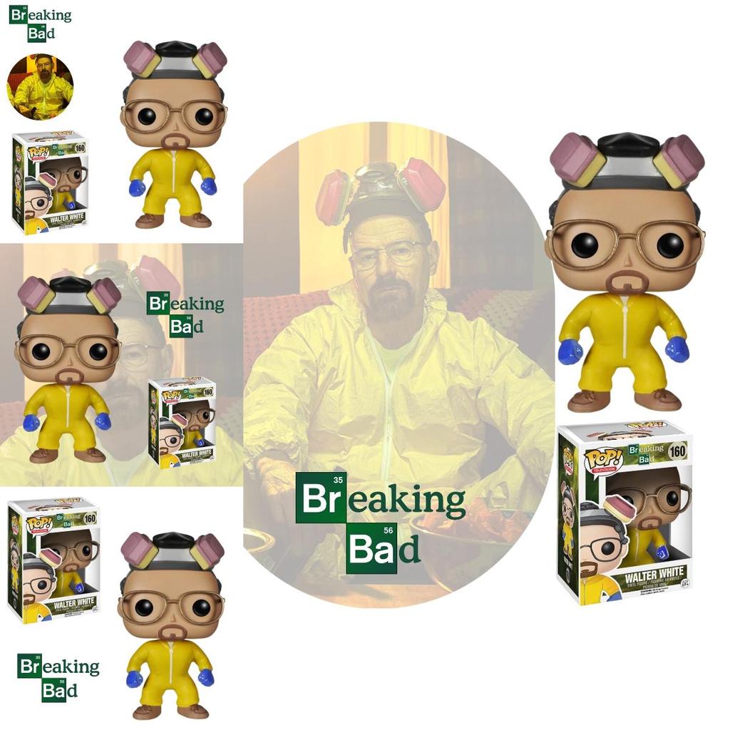 Figurine Funko Pop Breaking Bad Heisenberg Jesse Modèle 10cm Personnage d'Anime Objet de Collection