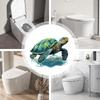 Bathroom Stickers for Wall Self Adhesive Sea Turtle Toilet Stickers Cartoon Multifunctional Waterproof Backdrop Decor Removable