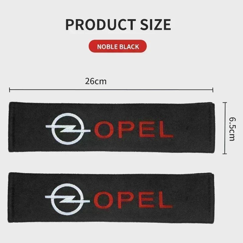 2PCS Seat Belt Covers Car Accessories Car Shoulder Pad For Opel insignia Astra H G J Antara vectra Vivaro corsa c d zafira b voo6