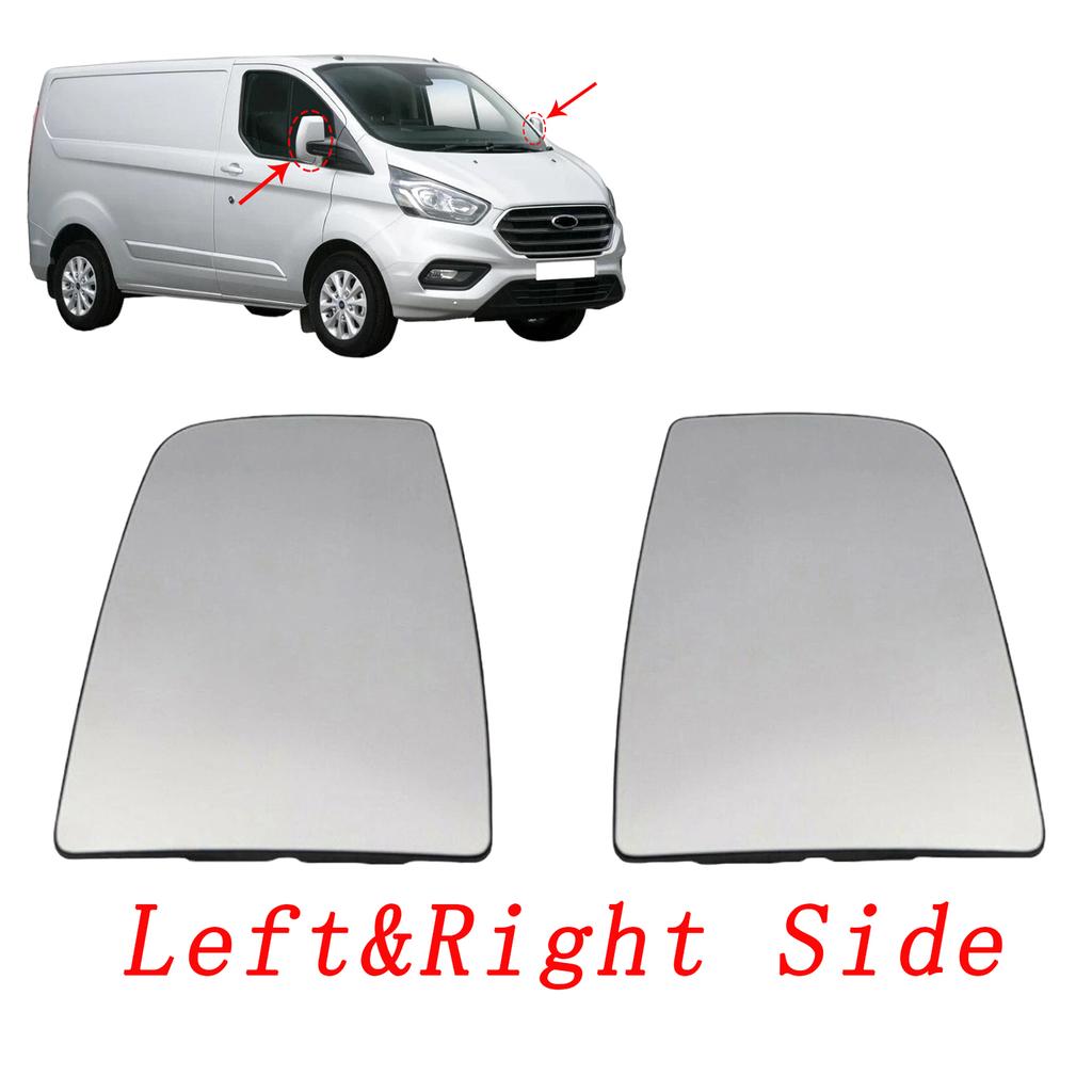 Left/Right Side Door Wing Mirror Glass Heated For Ford Transit Tourneo  2012- 1766587 BK2117K741BA 1766584 BK2117K740BA