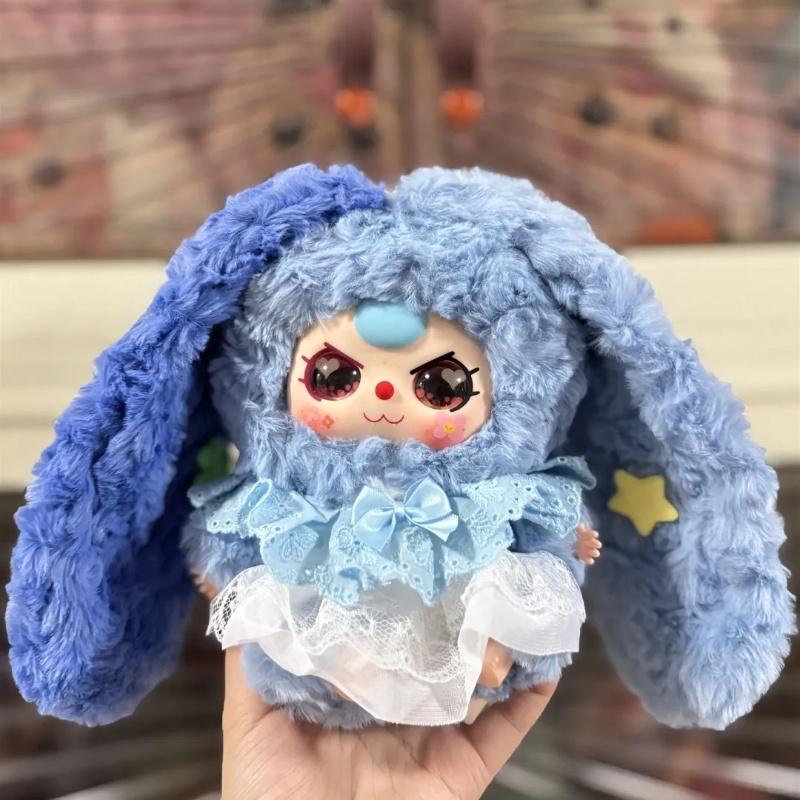 Genuine Baby Three Lily Rabbit Town V4 Vinyl Plush Blind Box Kawaii Backpack Decoration Pendant Doll Mystery Box Surprise Gift