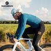 ROCKBROS Winter Cycling Jersey Men High Elastic Diamond Thermal Fleece Bike Coat Non-Slip Comfortable Cycling Jacket Clothing