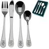 Children'S Cutlery Set Steel Spoon Fork Knife Spoon 4 Electric Set