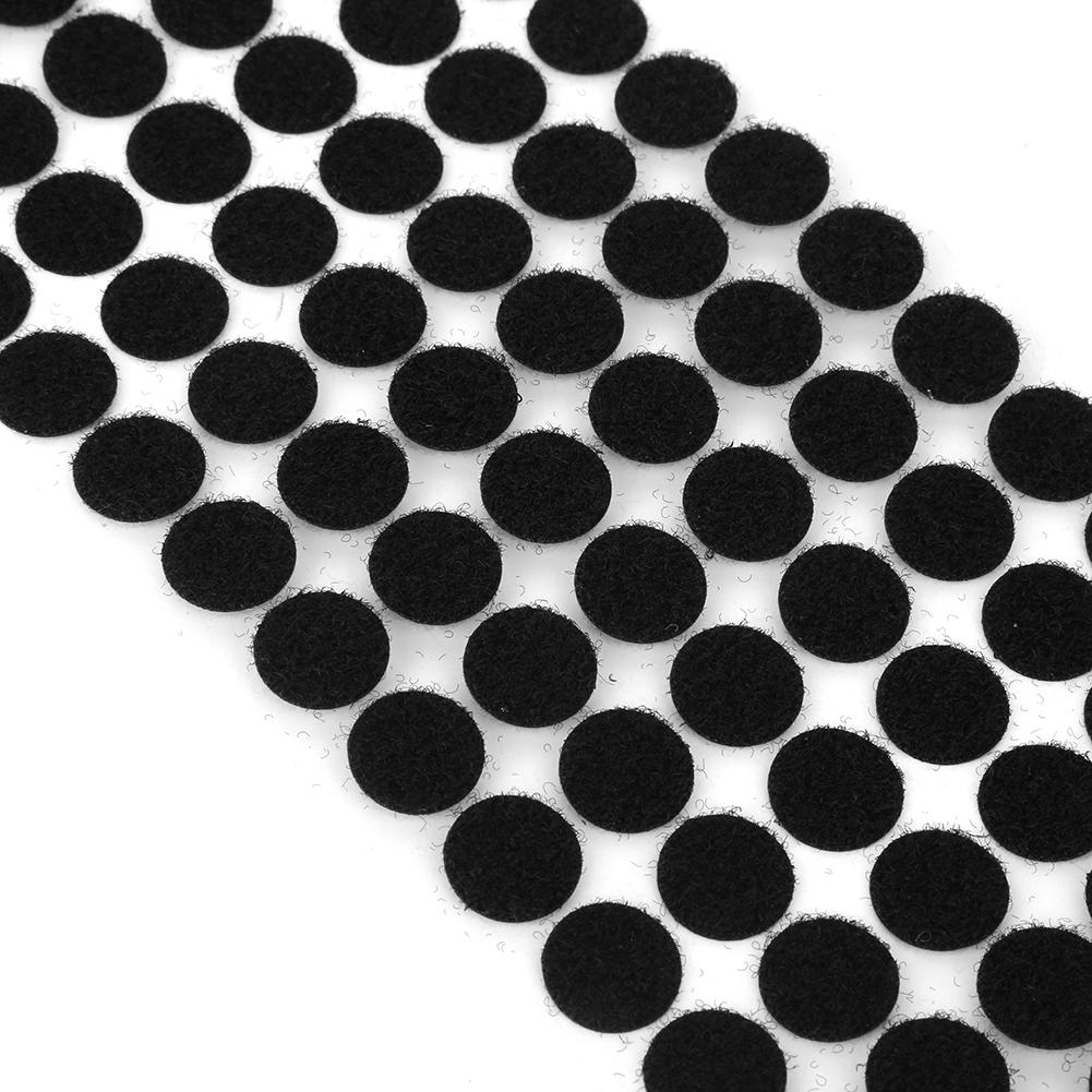 300 Pairs Dots Sticker Hook And Sticker Round Strong Self Adhesive Fastener Tape