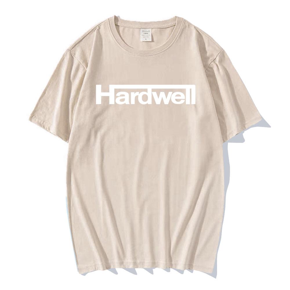 DJ Hardwell Logo Print Tshirt Cotton Short Sleeve Male Tshirts Unisex Hip Hop Streetwear Casual Oneck Men Women T Shirt Tees