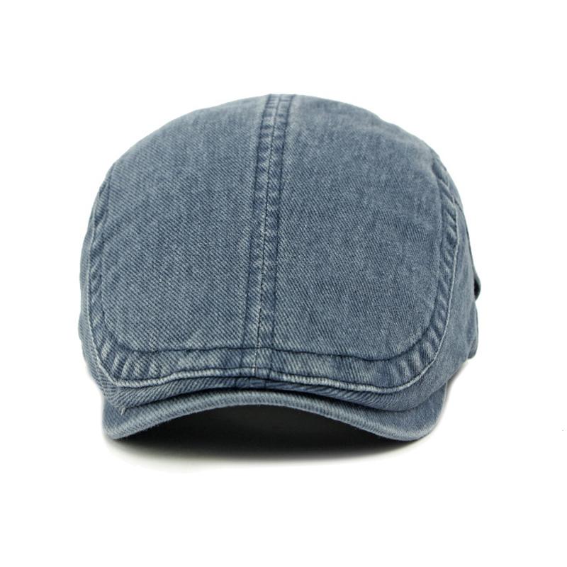 Cotton Hat Men's Forward Cap British Vintage Beret Women Peaked Cap