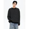 8Seconds Pinstripe Knit Pullover Black