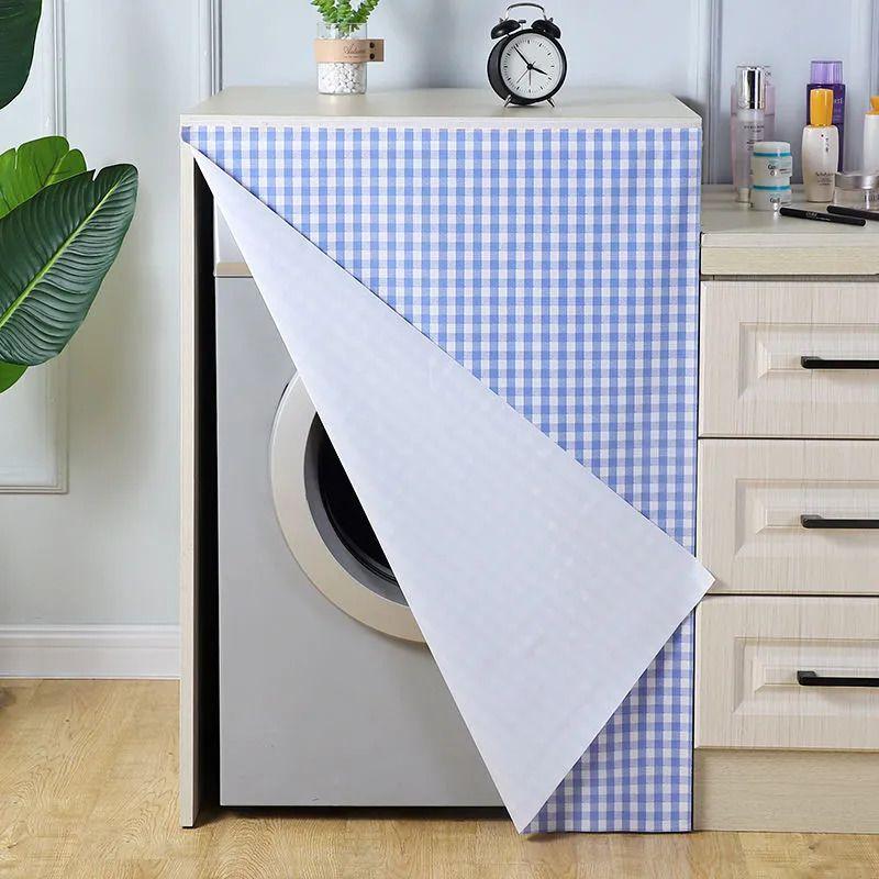 

Раковина Липучка Шторка для шафи Пилозахисний чохол Самоклеючі Кухня Ванна Кімната Двері DarkBlue2,40x68cm/15.74x26.77in