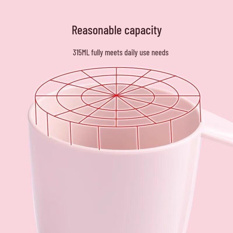 Durable Plastic Mouthwash & Toothbrush Cup Set