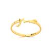 Fashion Arabic Alphabet Letter Ring For Women Gold Stainless Steel Adjustable Arabic Ring Wedding Jewelry Gift Bague Femme