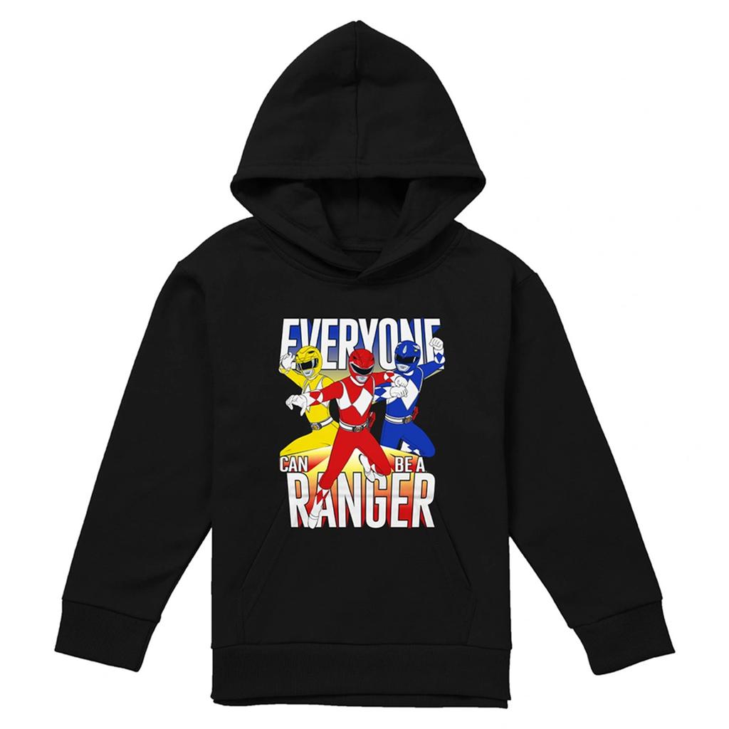 Power Rangers Childrens/Kids Everyone Can Be A Ranger Heather Pullover Hoodie