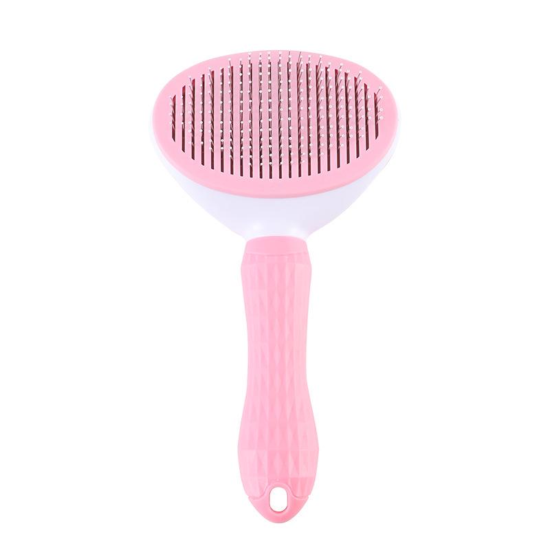 One-Click Grooming Comb for Long-Haired Cats & Dogs
