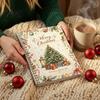 Holiday Gift Giving Accessory Christmas Card Book, DIY Spiral-Bound Merry College Survival Personalized Greeting Book Kit, 10-Page for Students