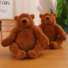 Soft Lazy Bear Plush Toy Cartoon Stuffed Animals Plushies Baby Sleep Doll Toys Kids Gift Bedroom Pillows Home Decor